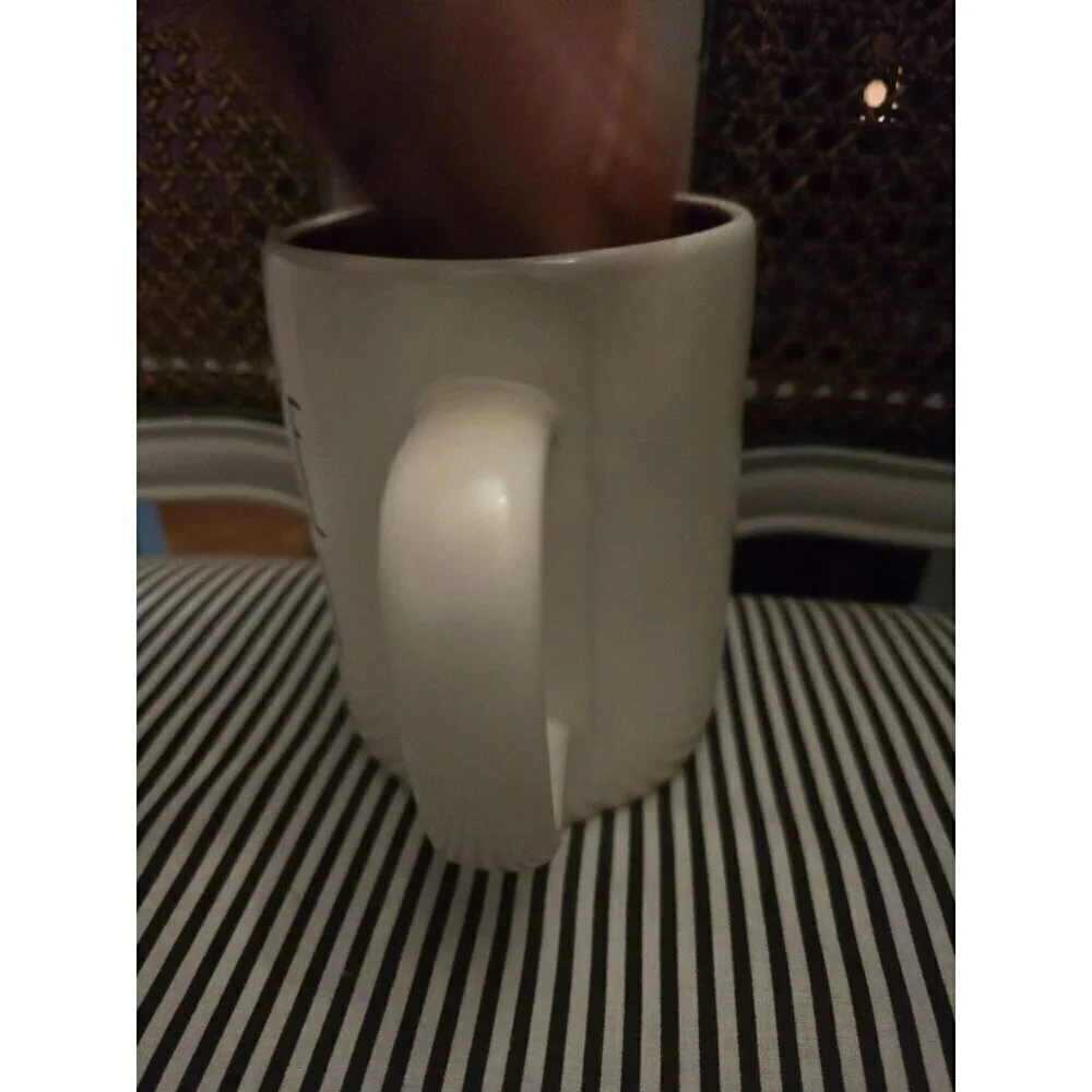 NWT Rae Dunn Snuggle Season Coffee Mug Red Interior Fall Tea